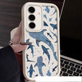 Shark Print Silicone Phone Case