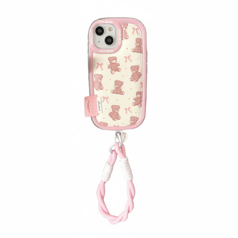 Bow & Bear Phone Case + Lanyard