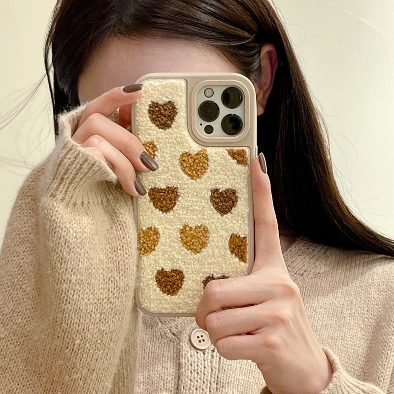 Plush Hearts iPhone Case