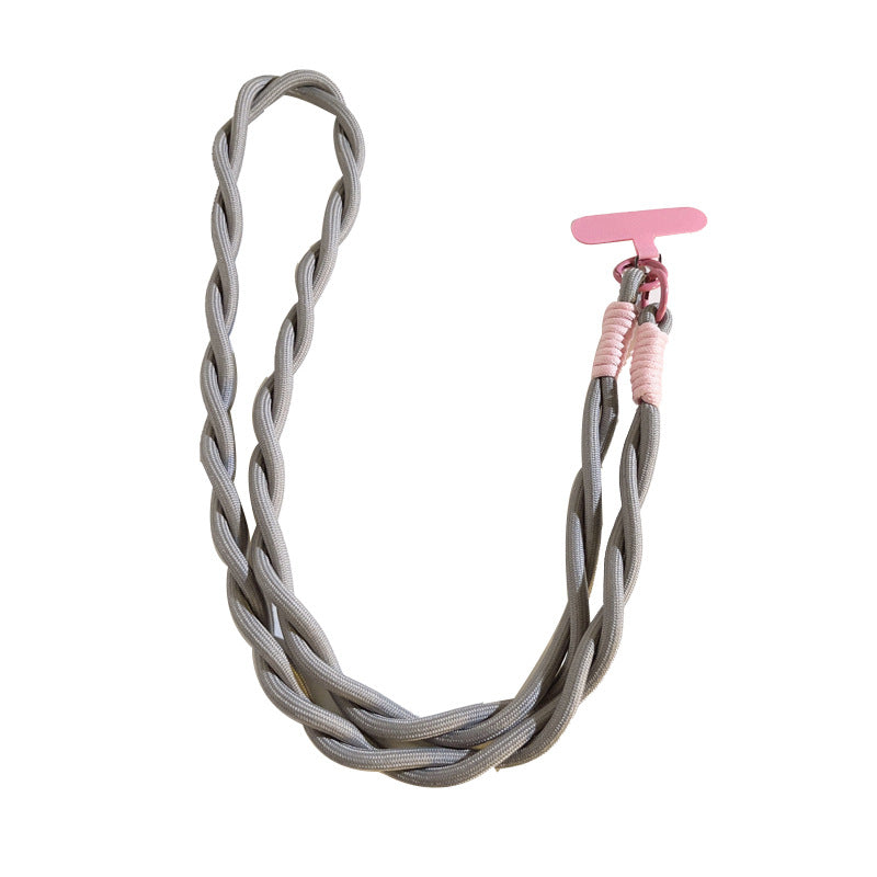 Cute Pink and Gray pattern Lanyard