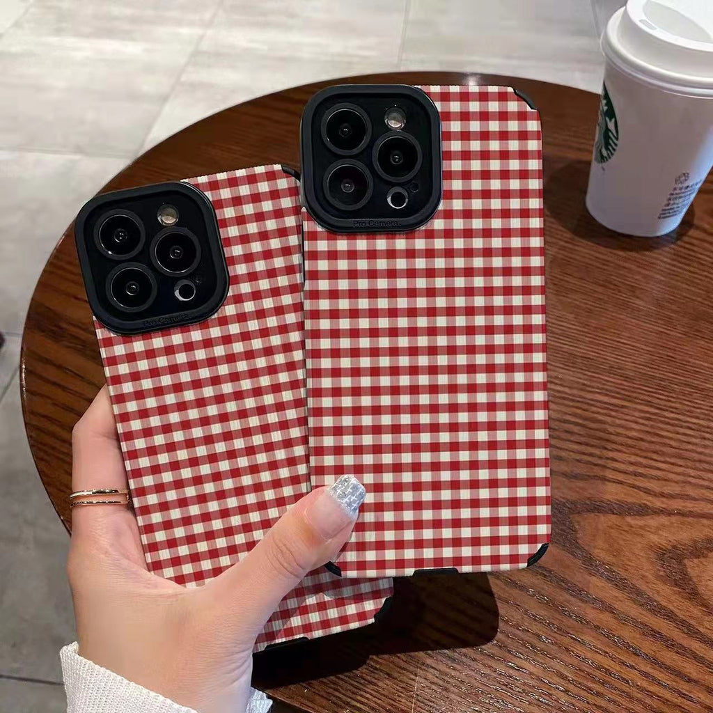 Soft Red Plaid Phone Case