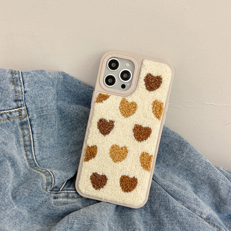 Plush Hearts iPhone Case