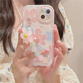 Flower Phone Case with Wristlet