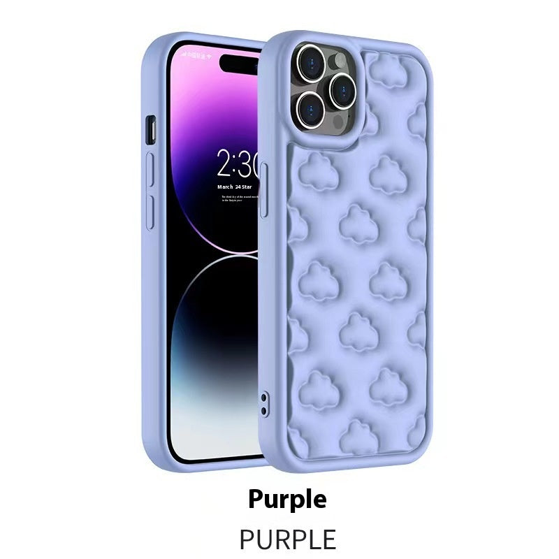 3D Cloud Pattern Phone Case