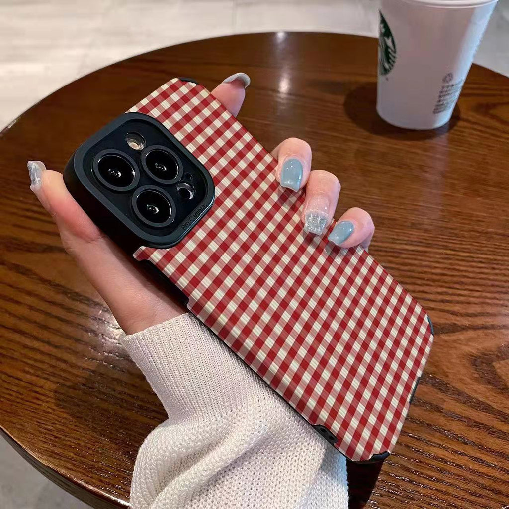 Soft Red Plaid Phone Case