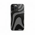 Dark Zebra Print iPhone Case
