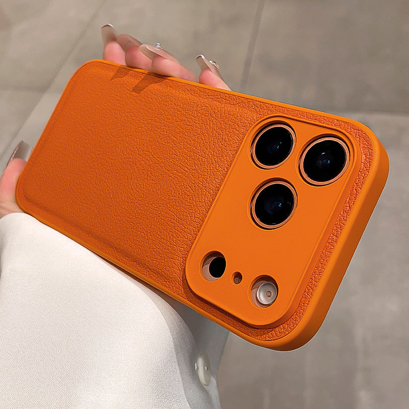 Litchi Leather iPhone Case